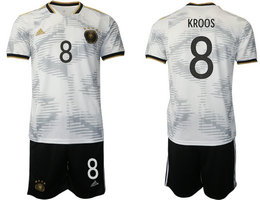 Germany #8 KROOS Home 2022 World Cup National Soccer Jersey