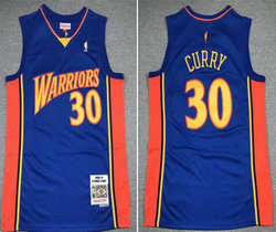 Golden State Warriors #30 Stephen Curry 09-10 Hardwood Classics Authentic Stitched NBA jersey