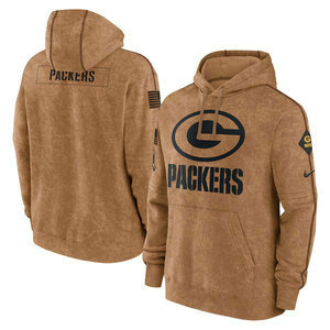 Green Bay Packers 2023 Camo Salute To Service Pullove Hoodie