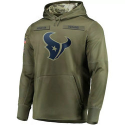 Houston Texans 2024 Army green Pullove Hoodie