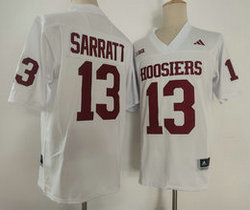 Indiana Hoosiers #13 Elijah Sarratt White NCAA Jersey