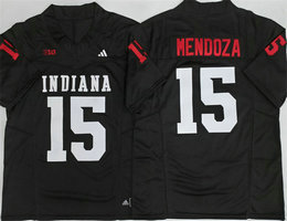 Indiana Hoosiers #15 Fernando Mendoza Black Stitched Basketball Jersey
