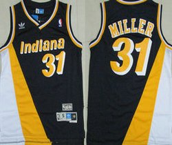 Indiana Pacers #31 Reggie Miller Navy Throwback Hardwood Classics Basketball Jersey