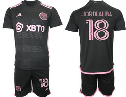 Inter Miami CF 2023-24 #18 JORDIALBA Away Soccer Club Jersey