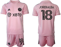 Inter Miami CF 2023-24 #18 JORDIALBA Home Soccer Club Jersey
