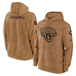 Jacksonville Jaguars 2023 Camo Salute To Service Pullove Hoodie