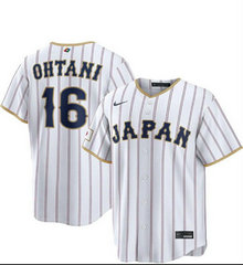 Japan #16 ohtani MLB jersey