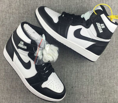 Jordan 1(I) Air Black White Basketball shoes size 40-47.5