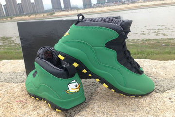 Jordan 10(X) Oregon Ducks authentic Air shoes 41-47 1