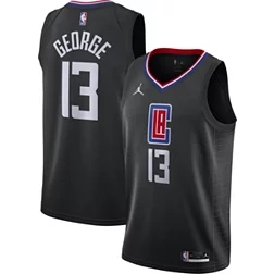 Jordan Los Angeles Clippers #13 Paul George Black Authentic Stitched NBA jersey.jpg