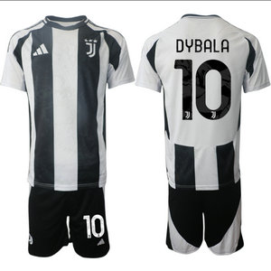 Juventus 2024-25 #10 DYBALA home Soccer Club Jerseys