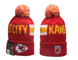 Kansas City Chief NFL Knit Beanie Hats YP 09