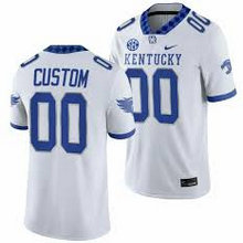 Kentucky Wildcats custom white NCAA jersey