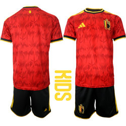 Kids Belgium Blank Home 2026 World Cup Soccer jersey