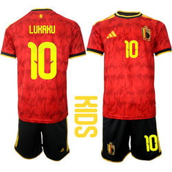 Kids Colombia #10 Lukaku Home 2026 World Cup Soccer jersey