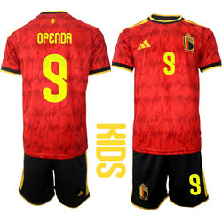 Kids Colombia #9 Openda Home 2026 World Cup Soccer jersey