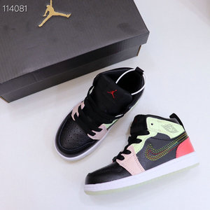 Kids Jordan 1(I) Authentic basketball shoes Size 22-39 113