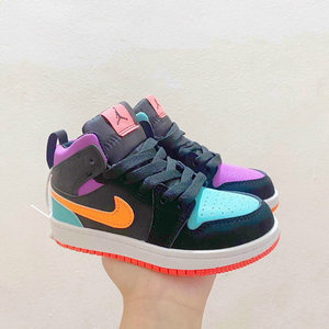 Kids Jordan 1(I) Authentic basketball shoes Size 22-39 25