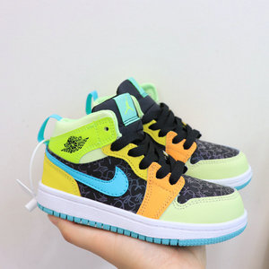 Kids Jordan 1(I) Authentic basketball shoes Size 22-39 66