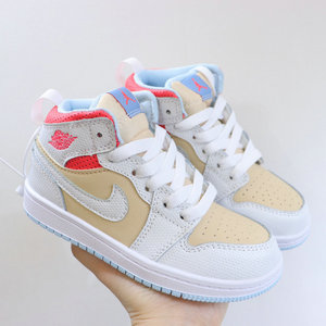 Kids Jordan 1(I) Authentic basketball shoes Size 22-39 75