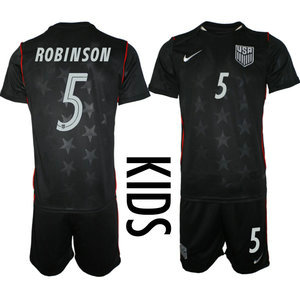 Kids United States #5 Robinson Away 2026 World Cup Soccer jersey