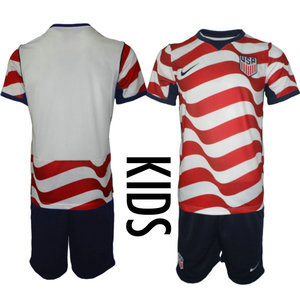 Kids United States Blank Home 2026 World Cup Soccer jersey