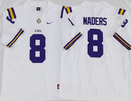 LSU Tigers #8 Malik Nabers Whitle Vapor Untouchable College Football Jersey