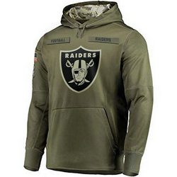 Las Vegas Raiders 2024 Army green Pullove Hoodie