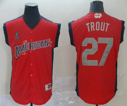 Los Angeles Angels of Anaheim #27 Mike Trout Navy 2019 MLB All-Star Baseball Jersey