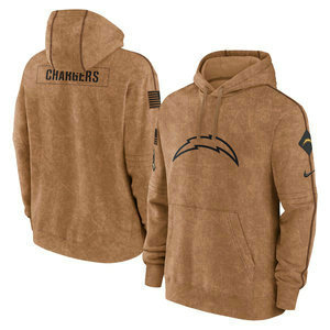 Los Angeles Chargers 2023 Camo Salute To Service Pullove Hoodie