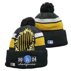 Los Angeles Dodgers 2024 World Series Champions MLB Knit Beanie Hats YD 16