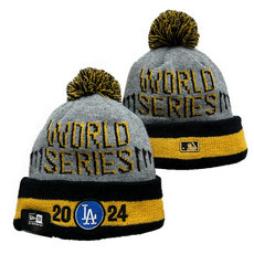 Los Angeles Dodgers 2024 World Series Champions MLB Knit Beanie Hats YD 18