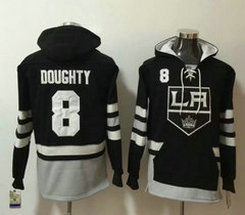 Los Angeles Kings #8 Drew Doughty All Stitched Hooded Sweatshirt