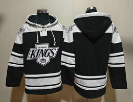 Los Angeles Kings Blank Black NFL Stitched Hoodies