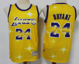 Los Angeles Lakers #24 Kobe Bryant All over sky star Hardwood Classics limited Authentic Stitched NBA Jersey
