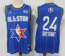  Los Angeles Lakers #24 Kobe Bryant Blue 2020 All star Authentic Stitched NBA Jersey