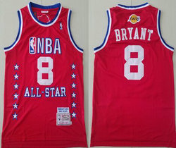 Los Angeles Lakers #8 Kobe Bryant Red 2003 All Star Hardwood Classic Jersey