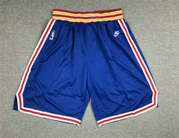 Los Angeles Lakers Blue 75th anniversary purple shorts