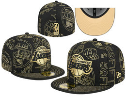 Los Angeles Lakers NBA Fitted Hats ty 55
