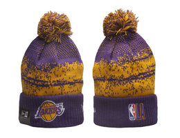 Los Angeles Lakers NBA Knit Beanie Hats YP 14