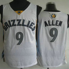 Memphis Grizzlies #9 Tony Allen White Revolution 30 Authentic Stitched NBA jersey