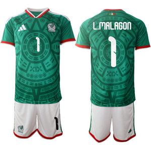 Mexico #1 L.Malagon home 2026 World Cup Soccer jerseys