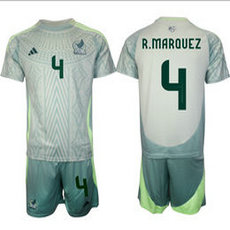 Mexico 2024-25 #9 J.QUINONES Away Mexico Soccer Jersey