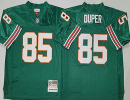 Miami Dolphins #85 Mark Duper Green Throwback Authentic Stitched NFL Jersey