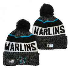 Miami Marlins MLB Knit Beanie Hats YD