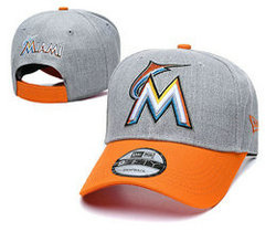 Miami Marlins MLB Snapbacks Hats TX 06