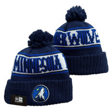 Minnesota Timberwolves NBA Knit Beanie Hats YD 2