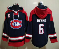 Montreal Canadiens #6 Shea Weber NHL Stitched Pullover Hoodie