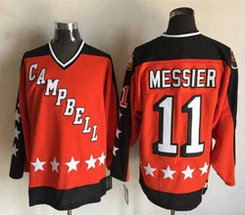 NHL All-Star #11 Mark Messier Red Throwback CCM Jersey