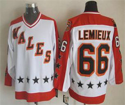 NHL All-Star #66 Marrio Lemieux White Throwback CCM Jersey